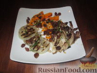Фото к рецепту: Теплый салат с овощами гриль "Девичник"