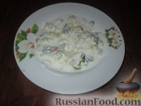 Фото к рецепту: Холодный суп на кефире