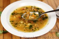 Фото приготовления рецепта: Грибной суп с галушками - шаг №20