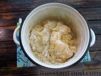 Фото приготовления рецепта: Медовый торт "Мамуся" с манным масляно-заварным кремом - шаг №6