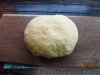 Фото приготовления рецепта: Медовый торт "Мамуся" с манным масляно-заварным кремом - шаг №9