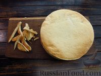 Фото приготовления рецепта: Медовый торт "Мамуся" с манным масляно-заварным кремом - шаг №17