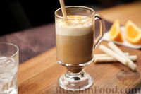Фото к рецепту: Холодный кофе по-венски, с цедрой и корицей