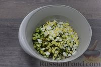 Фото приготовления рецепта: Холодник с курицей и грибами, на квасе - шаг №10