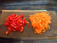 Фото приготовления рецепта: Намазка из кабачков с творогом, морковью и сладким перцем - шаг №3