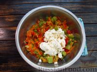 Фото приготовления рецепта: Намазка из кабачков с творогом, морковью и сладким перцем - шаг №10