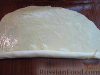 Фото приготовления рецепта: Катлама фатыр (слоёная лепёшка) в духовке - шаг №15