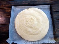 Фото приготовления рецепта: Катлама фатыр (слоёная лепёшка) в духовке - шаг №22