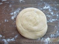 Фото приготовления рецепта: Катлама фатыр (слоёная лепёшка) в духовке - шаг №21