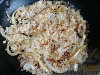 Фото приготовления рецепта: Запеканка из кабачков с рисом и сыром (без муки) - шаг №5