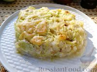 Фото приготовления рецепта: Запеканка из кабачков с рисом и сыром (без муки) - шаг №14