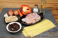 Фото приготовления рецепта: Лапша с курицей и арахисом в соусе терияки - шаг №1