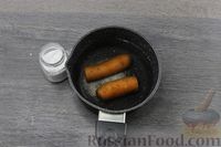 Фото приготовления рецепта: Рулетики из кабачков с крабовыми палочками, морковью и сыром - шаг №2