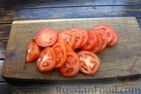 Фото приготовления рецепта: Песочная галета с творогом и помидорами, на сметане - шаг №8