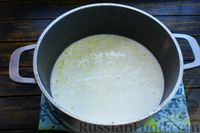 Фото приготовления рецепта: Сладкие оладьи из пшённой каши на молоке - шаг №5