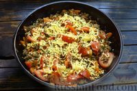 Фото приготовления рецепта: Макароны с фаршем и овощами в томатном соусе - шаг №15