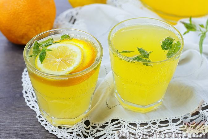 домашний лимонад рецепт из лимонов