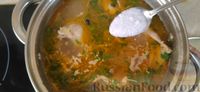 Фото приготовления рецепта: Суп из перепелов - шаг №15