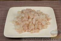 Фото приготовления рецепта: Лодочки из перца с рыбой и грибами (без риса) - шаг №5