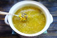 Фото приготовления рецепта: Гороховый суп с тушёнкой - шаг №15
