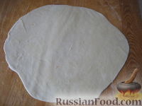 Фото приготовления рецепта: Чебуреки с тыквой постные - шаг №8
