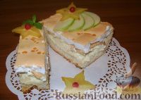 Фото к рецепту: Королевский пирог (с яблоками и творогом)
