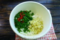 Фото приготовления рецепта: Яблоки, фаршированные рисом и зеленью, запечённые в духовке - шаг №9