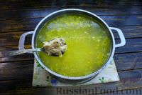 Фото приготовления рецепта: Суп из куриной тушёнки - шаг №7
