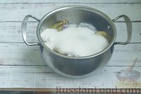 Фото приготовления рецепта: Сливовое варенье с миндалём (на зиму) - шаг №3