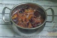 Фото приготовления рецепта: Сливовое варенье с миндалём (на зиму) - шаг №5