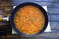 Фото приготовления рецепта: Овощное рагу с кабачками и баклажанами (в духовке) - шаг №4