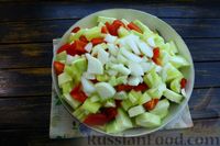 Фото приготовления рецепта: Овощное рагу с кабачками и баклажанами (в духовке) - шаг №8
