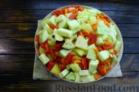 Фото приготовления рецепта: Овощное рагу с кабачками и баклажанами (в духовке) - шаг №12