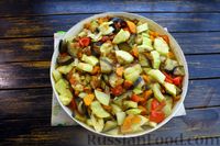 Фото приготовления рецепта: Овощное рагу с кабачками и баклажанами (в духовке) - шаг №15