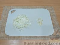 Фото приготовления рецепта: Цветная капуста, запечённая в сливочно-сметанном соусе с грибами - шаг №4