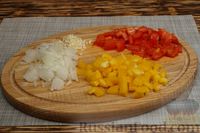 Фото приготовления рецепта: Макароны с овощами в томатном соусе - шаг №2