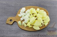 Фото приготовления рецепта: Печёночные оладьи с картофелем - шаг №3