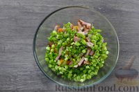 Фото приготовления рецепта: Запеканка из тыквы с ветчиной и зелёным луком - шаг №8