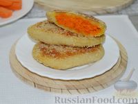 Фото приготовления рецепта: Картофельные зразы с морковной начинкой (в духовке) - шаг №15