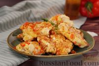 Фото к рецепту: Рубленые куриные котлеты с болгарским перцем и сыром