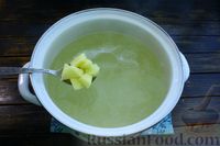 Фото приготовления рецепта: Суп со свиными рёбрышками, вермишелью и овощами - шаг №14