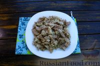 Фото приготовления рецепта: Суп со свиными рёбрышками, вермишелью и овощами - шаг №15