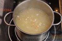 Фото приготовления рецепта: Картофельный суп "Тертюха" с копчёной грудинкой и сливками - шаг №15