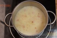 Фото приготовления рецепта: Картофельный суп "Тертюха" с копчёной грудинкой и сливками - шаг №16
