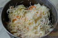 Фото приготовления рецепта: Штрудли (нудли) со свиными рёбрышками, квашеной капустой и картофелем - шаг №5
