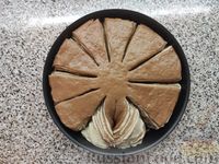 Фото приготовления рецепта: Дрожжевой пирог "Зебра" - шаг №16