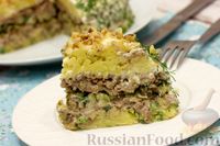 Фото приготовления рецепта: Слоёный салат с печенью, картофелем, маринованными огурцами и грецкими орехами - шаг №25