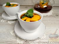 Фото приготовления рецепта: Апельсиновый чай с мятой - шаг №9