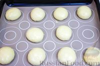 Фото приготовления рецепта: Творожные булочки с повидлом (без дрожжей) - шаг №6