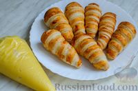 Фото приготовления рецепта: Слойки "Морковки" с апельсиновым кремом - шаг №21